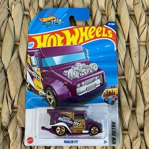 Mailed It Treasure Hunt Series Hot Wheels Purple Truck Mail Van HotWheels 2025 🆕